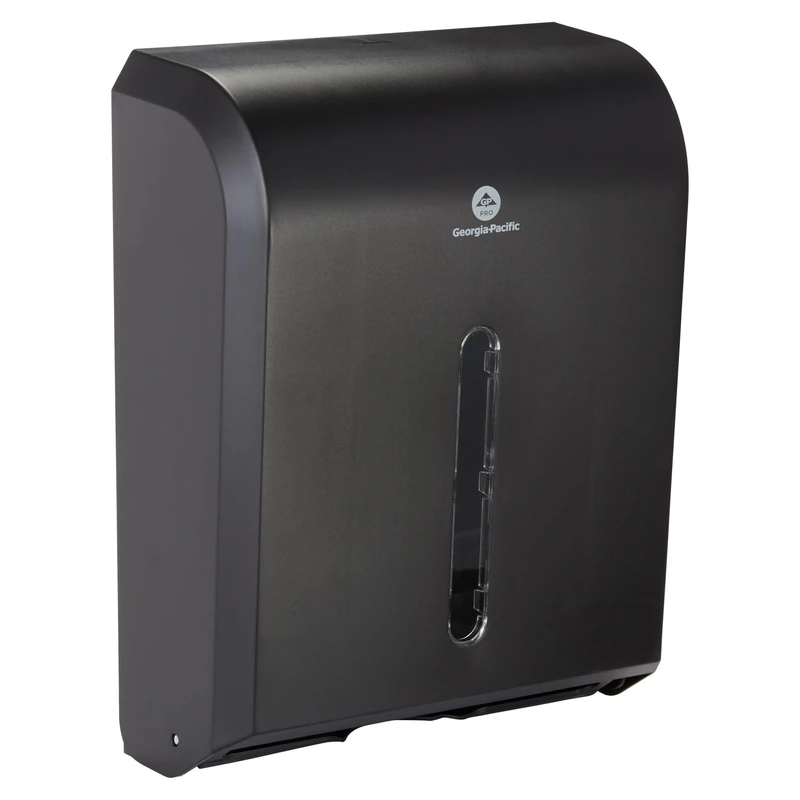 Georgia-Pacific C-Fold/Multi-Fold Paper Towel Dispenser by GP PRO Black, 56650A, 5.2" L x 12" W x 15.4" H