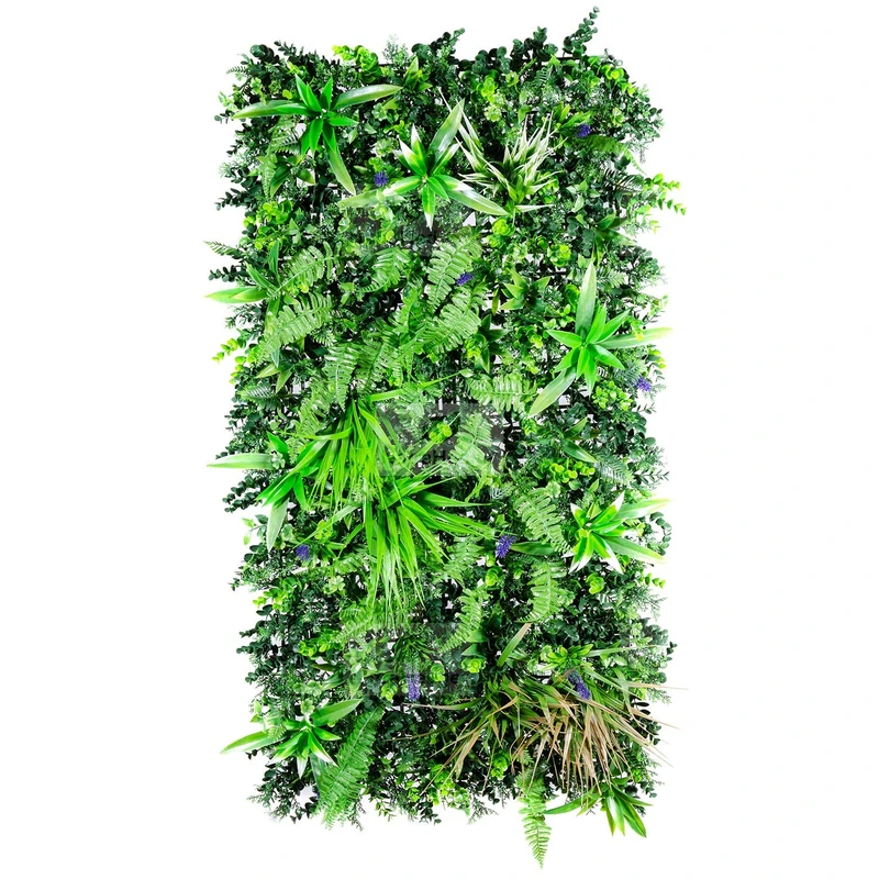 NatraHedge Artificial Kauai Living Wall Vertical Garden for Outdoor Hedge Installments or Indoor Decor (5 Pack) 28 SQF