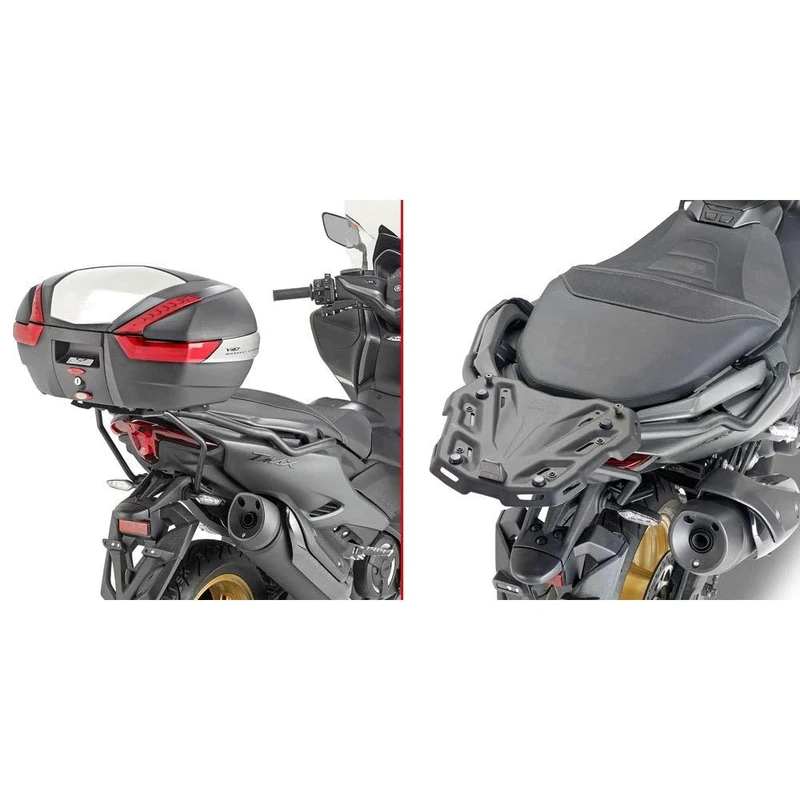 Givi Motorcycle Top Case Carrier, Monokey®/Monolock®, Black
