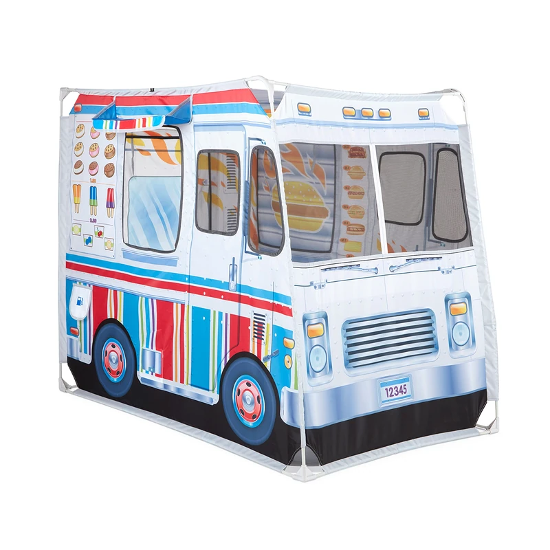 Melissa & Doug Food Truck Kids Toy Play Tent | Pretend Play | 3+ | Gift for Boy or Girl