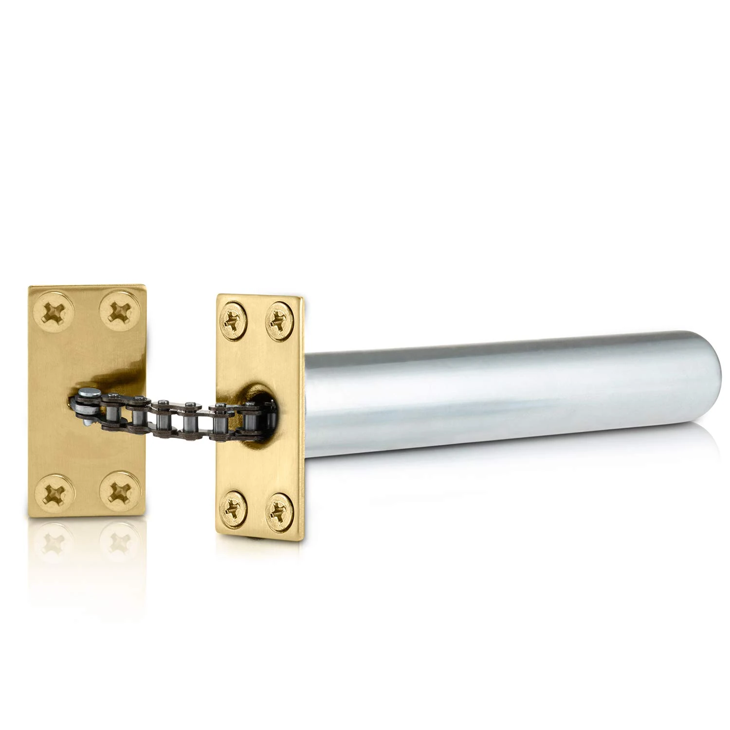 XFORT® Polished Brass Concealed Door Closer for Internal Doors, Soft Close, Auto Close