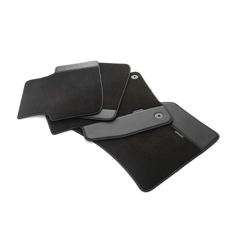 Seat 5FB863011ALOE Car Textile Floor Mats, 4 x Fabric Mats, Premium Textile Floor Mats, Velour, with Xcellence Lettering, not for Mild-Hybrid/eTSI