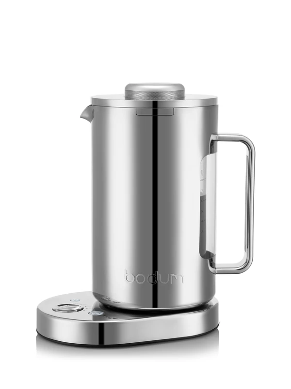 Bodum BISTRO Double-Wall Electric Kettle with Temperature Control, 1L Variable-Temperature Water Kettle with Keep-Warm Function, 2000W, Stainless Steel, 12546-16UK-BISTRO