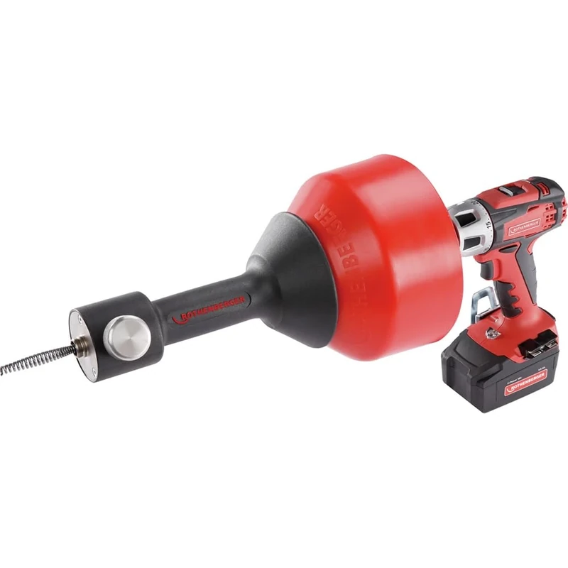 ROTHENBERGER 1000002298 ROSPIMATIC CL Pipe Cleaning Basic Device 8 mm Spiral Diameter 0 m - 7.5 m Working Area Length