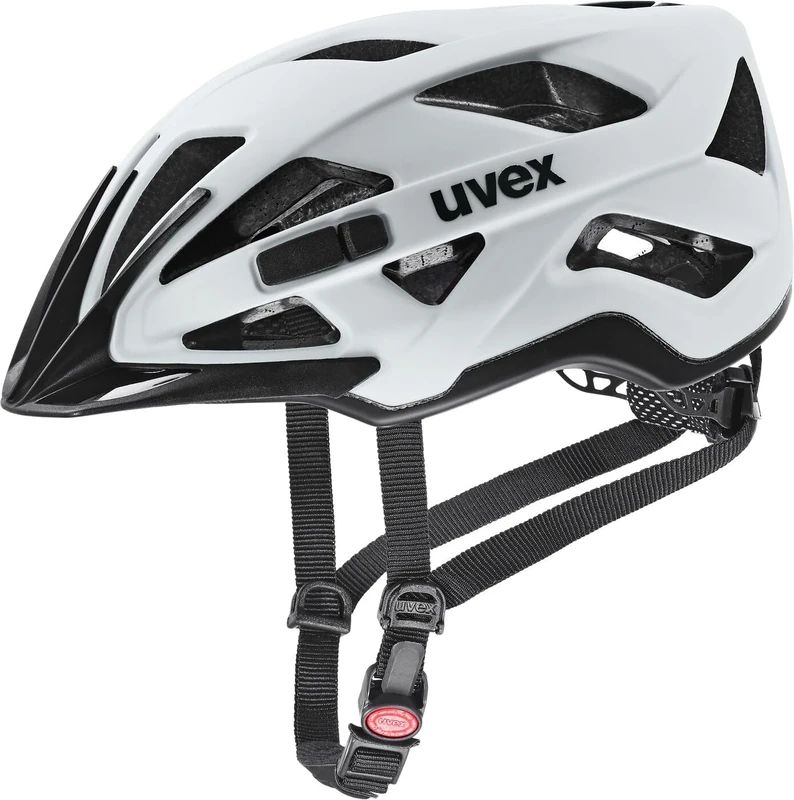 uvex Active cc - Secure All-Round Bike Helmet for Men & Women - Individual Fit - Upgradeable with an LED Light - Papyrus Matt - 56-60 cm