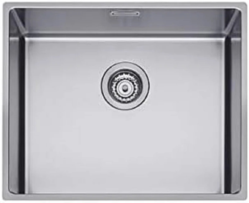 Kitchen Sink Plados SL5400 in Brushed Stainless Steel with one Bowl for undermount Installation