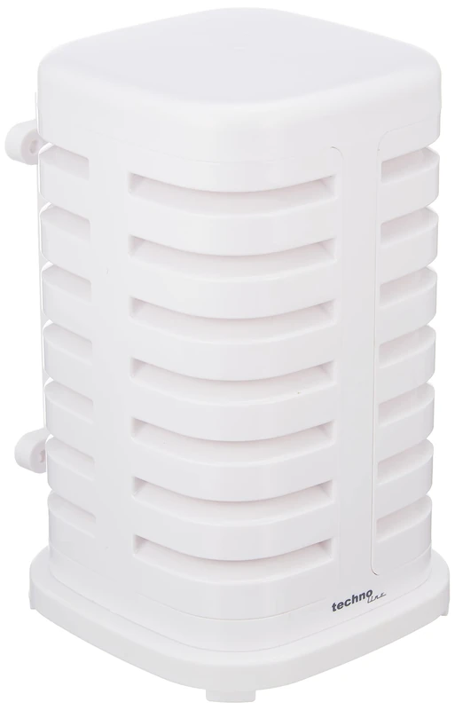 Technoline TXCOVER Protective Case for Outdoor Sensors, Outdoor Transmitter, Thermal Hygrosensors, Weather Station with Outdoor Transmitter, White