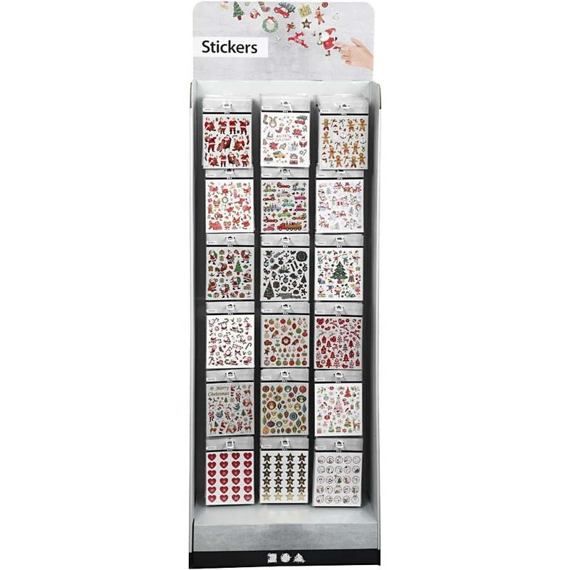 Creative 97737 Floor Display with Stickers, Unassembled, 432 Sales Units, 1500 mm Height, 580 mm Width, Depth 250 mm
