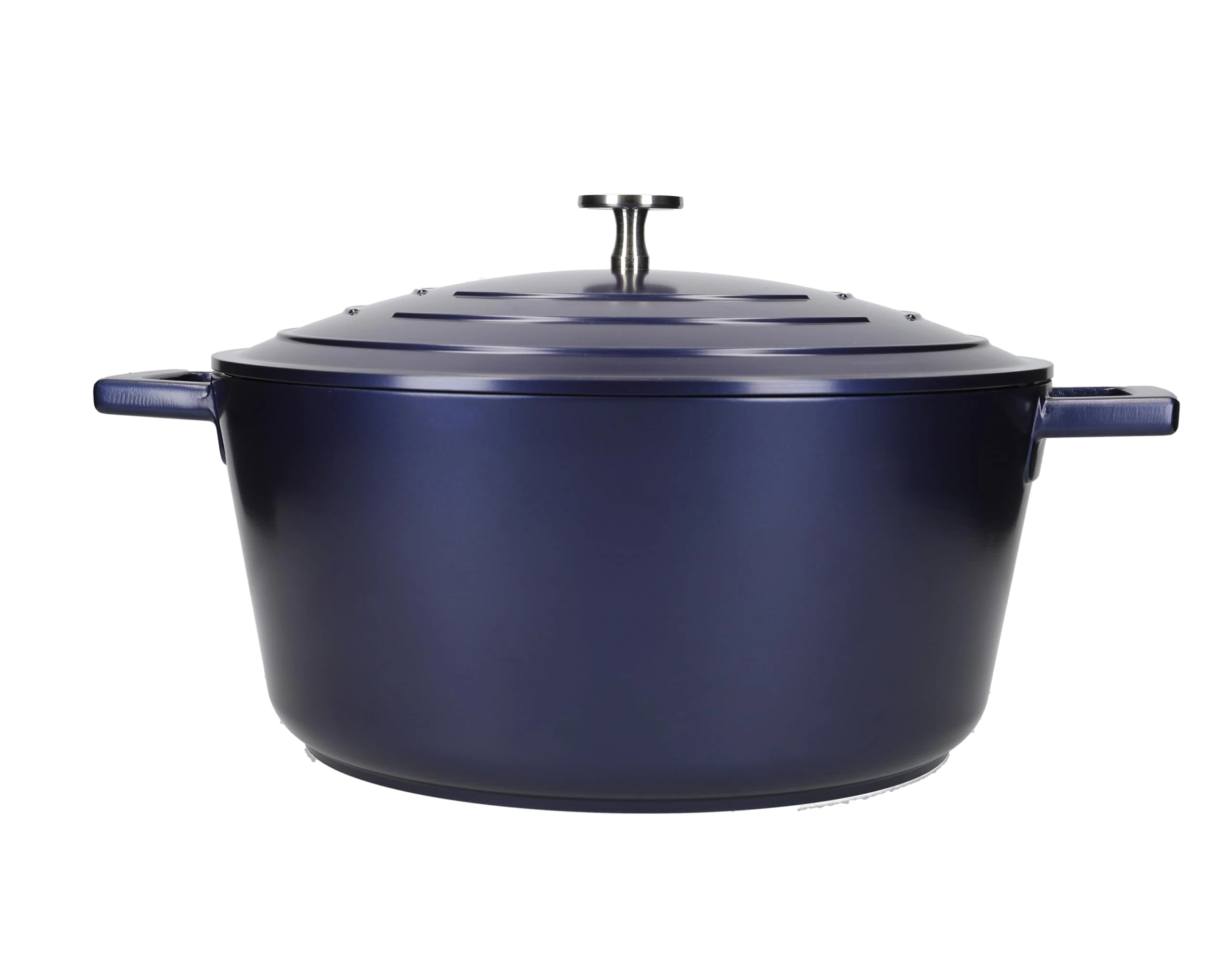 MasterClass Cast Aluminium Casserole Dish, Blue, 28cm/5Litre, Gift Boxed