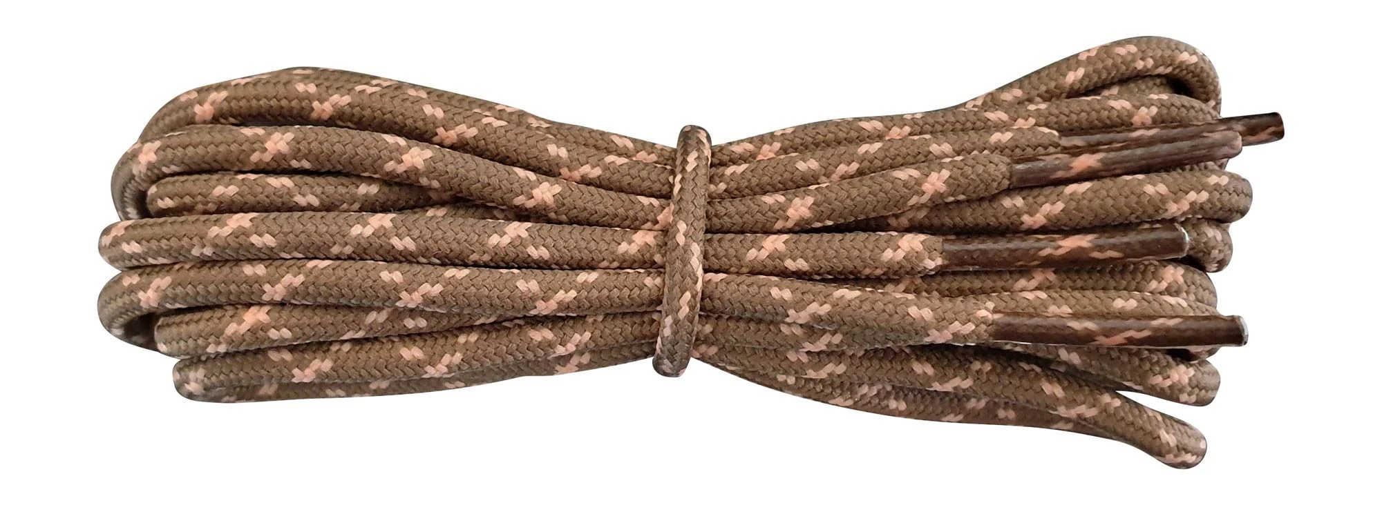 Fabmania Replacement laces in brown with peach flecks 120 cm