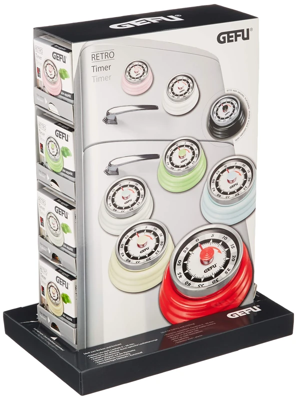 Gefu Retro Timer Display 24 Pieces