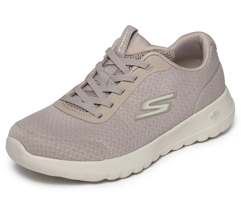 Skechers Women's GO Walk Joy-Ecstatic Sneaker, Taupe, 4.5 UK