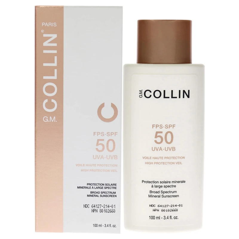 G.M. Collin High Protection Veil SPF 50 For Unisex 3.4 oz Sunscreen