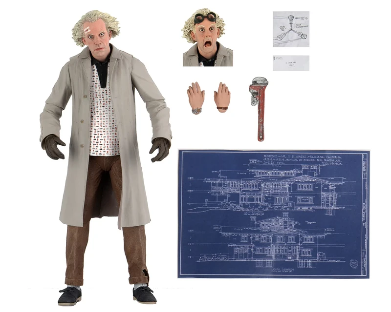 NECA Back to the Future Doc Brown Ultimate 7-Inch Action Figure