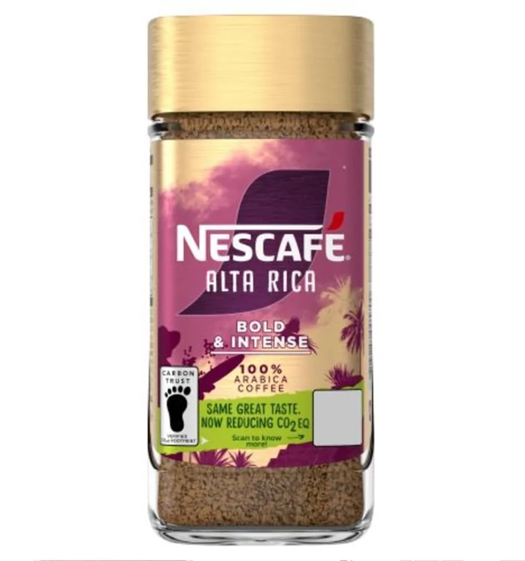 NESCAFÉ Alta Rica Gold Blend Instant Coffee, Dark Roasted Premium Instant 100 Percent Arabica Coffee, 190g (Pack of 1)