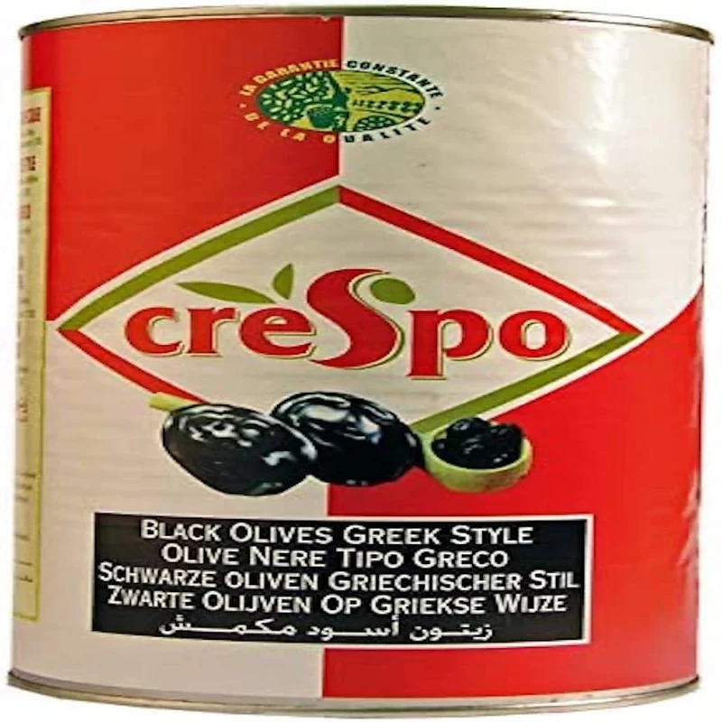 Crespo Black Olives 3kg (Pack of 3)