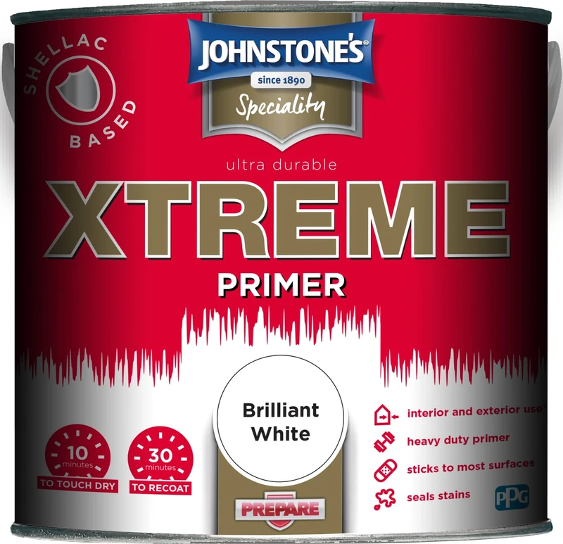 Johnstone's Xtreme Primer - Brilliant White - 2.5L
