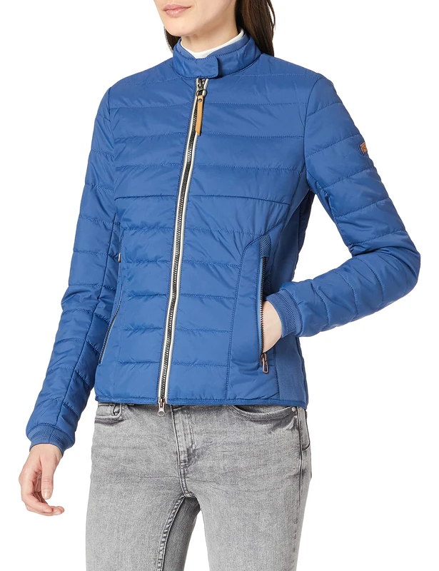 camel active Women's Wear 3308405R48 Jacket, Blue, 48