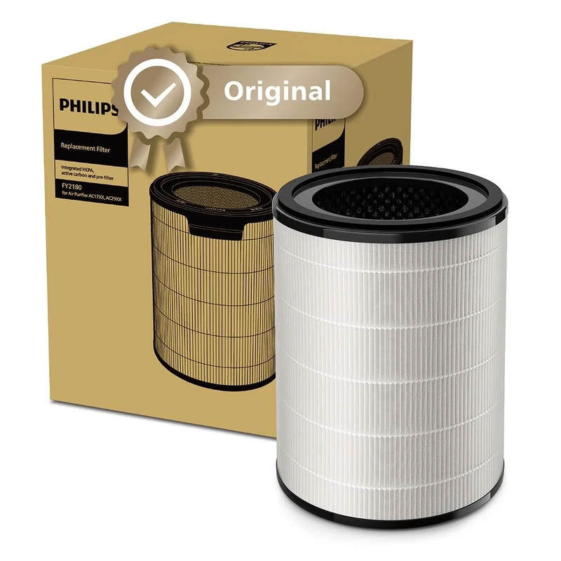 Philips NanoProtect Integrated HEPA & Active Carbon 2000 Series Replacement Air Purifier Filter FY2180/30 – Compatible with AC2936/33