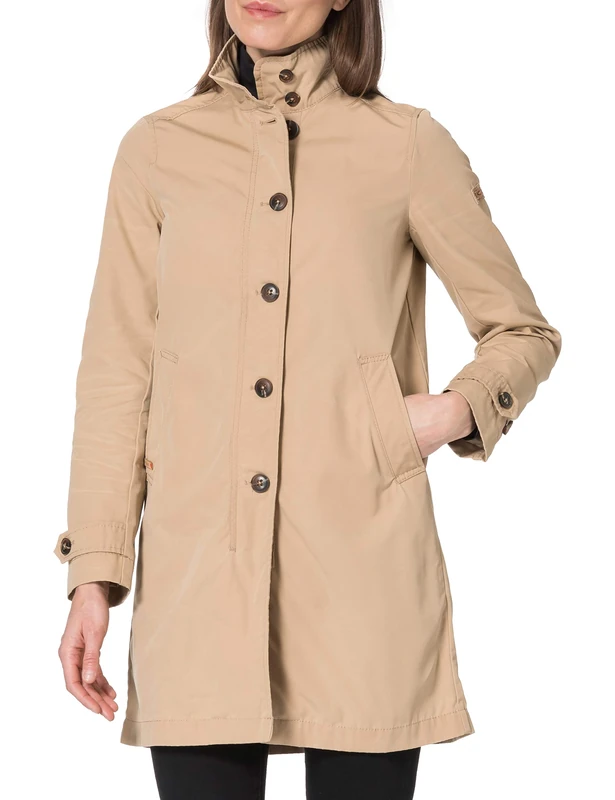 camel active Women's Wear 3108805448 Jacket, Sand, 46