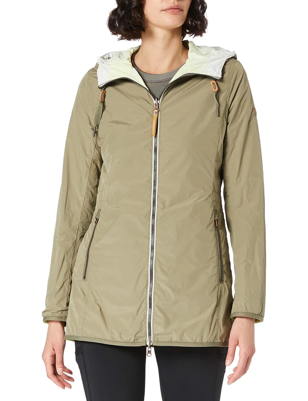 camel active Women's Wear 3208005R26 Jacket,Khaki, L(Manufacture Size:42)