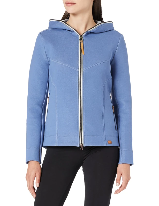 camel active Women's Wear 3208255F08 Jacket, Blue, 36