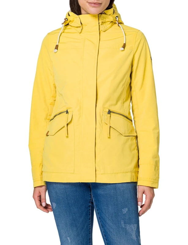 camel active Women's Wear 3205105R77 Jacket, Yellow, 46