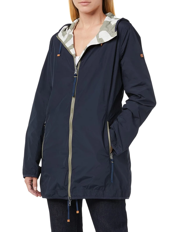 camel active Women's Wear 3204505R26 Jacket, Navy, 40