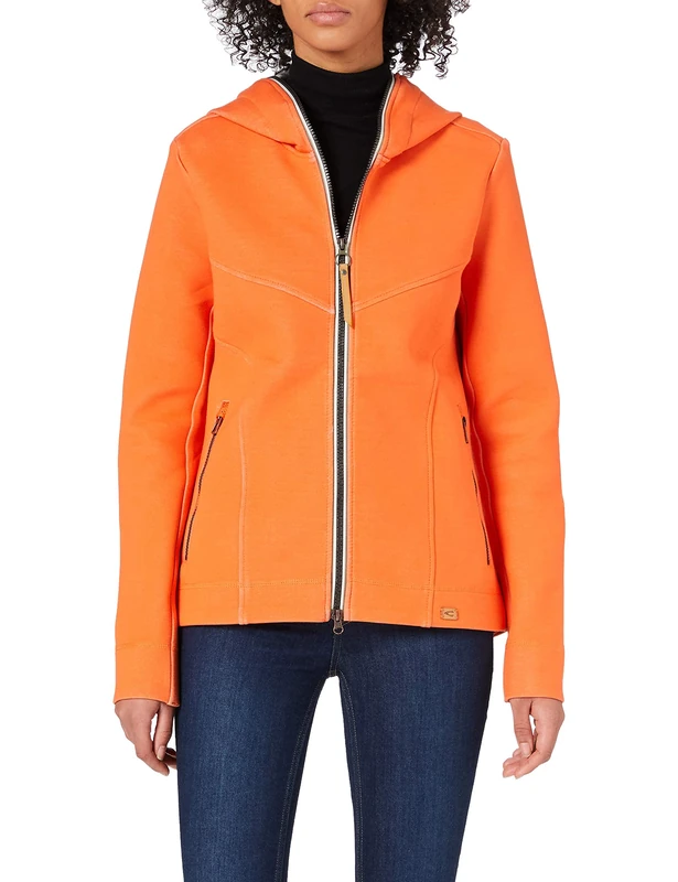 camel active Women's Wear 3208255F08 Jacket, Orange, 40