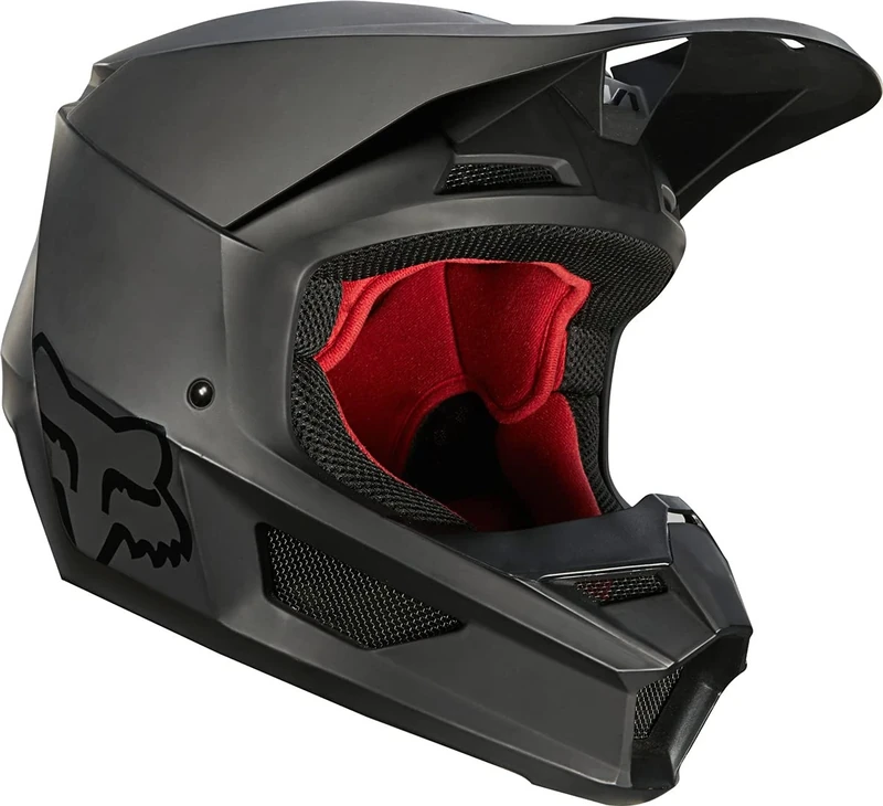 Fox V1 Matte Helmet Matte Black Xs