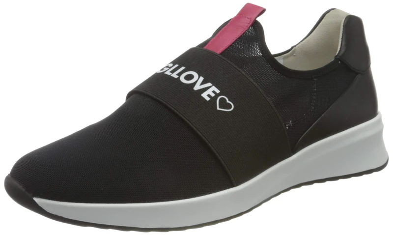 HÖGL Women's Love-Slipper Loafer, Black, 7 UK