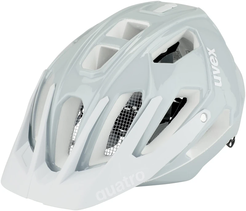 uvex quatro - safe MTB helmet for women and men - individually adjustable fit - washable inner padding - papyrus - 52-57 cm