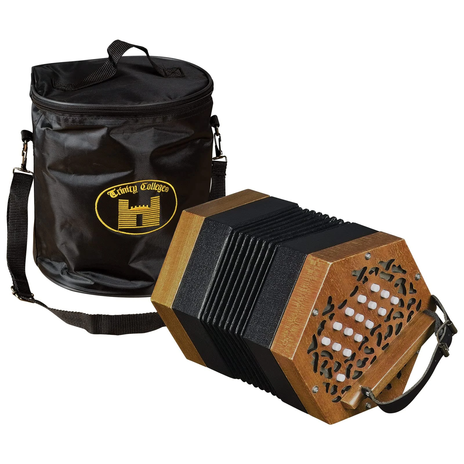 Trinity College AP-2230A English-Style Concertina – 30-button – Light Brown