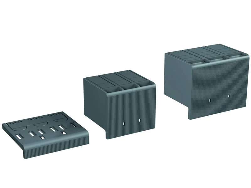 ABB HTC XT5 3p High Terminal Covers, 3 Pole, Tmax XT Accessories (ABB1SDA105025R1)