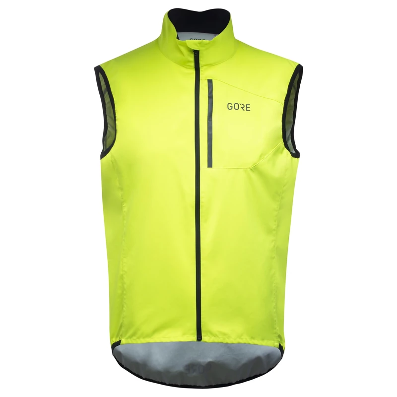 GORE WEAR Men's Cycling Vest Spirit, GORE-TEX INFINIUM, Neon Yellow, M