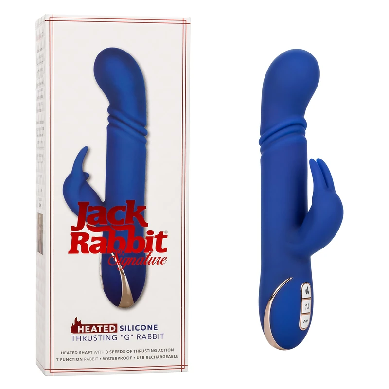 CalExotics Heated Thrusting G Rabbit Vibrator, 250 g