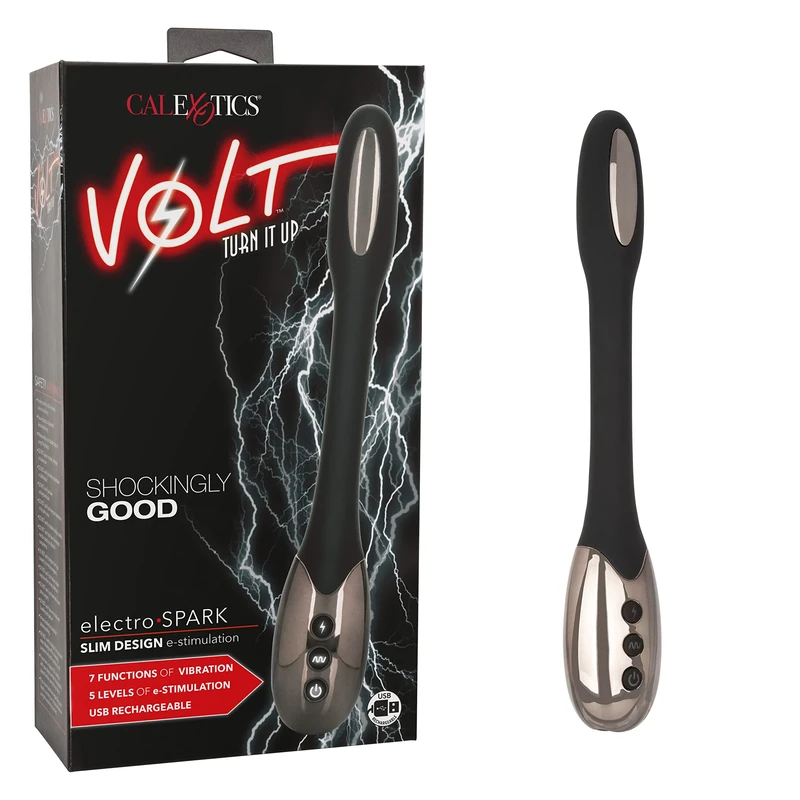 Shots 4310-Realistic Vibrators,Electric Stim Device,-New- Black One Size