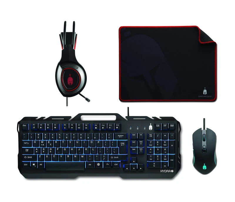 Spartan Gear Hydra II Gaming Combo (Keyboard, Mouse, Headset, Mousepad) for PC - Image 1