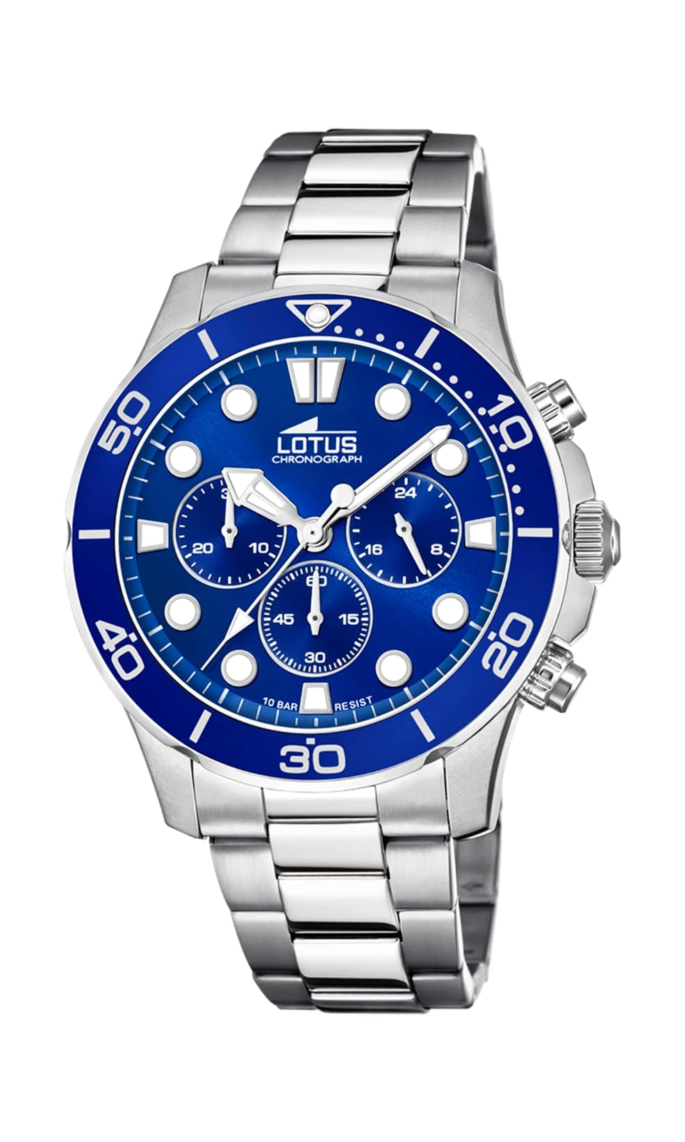 Lotus 18756/1 Mens Chronograph Watch with Stainless Steel Bracelet