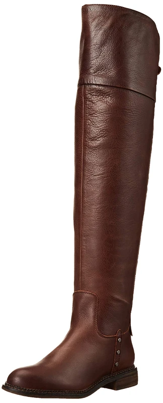 Franco Sarto Women's Haleen Over-The-Knee Boot, Brown Wide Calf, 3 UK