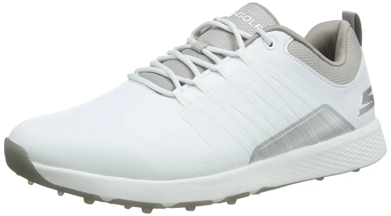 Skechers Mens Elite 4-Victory Golf Shoes - White/Grey - UK 11
