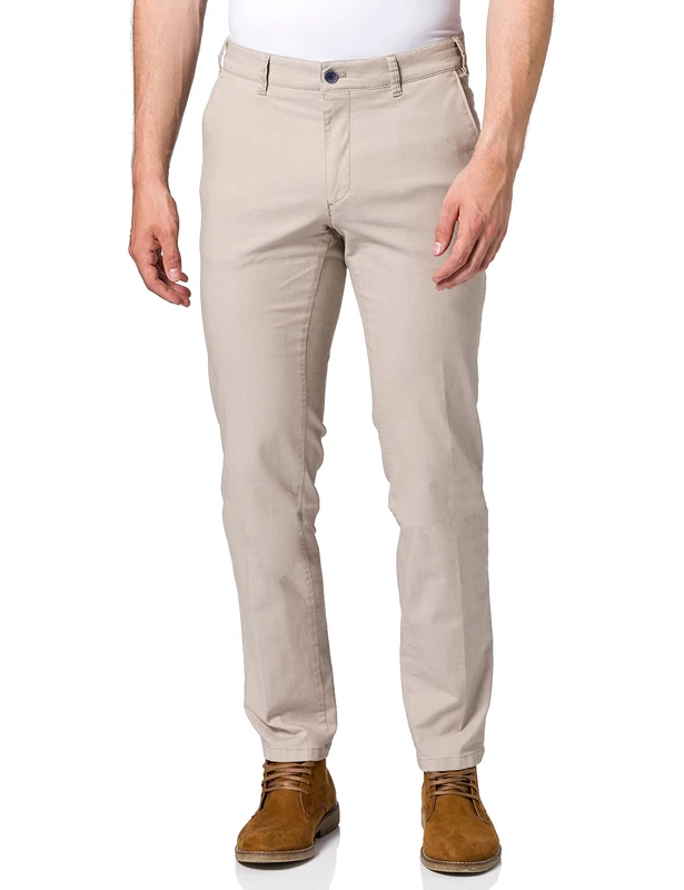 Eurex by Brax Men's Pio Trousers, Beige (Beige 56), 30U - Image 1