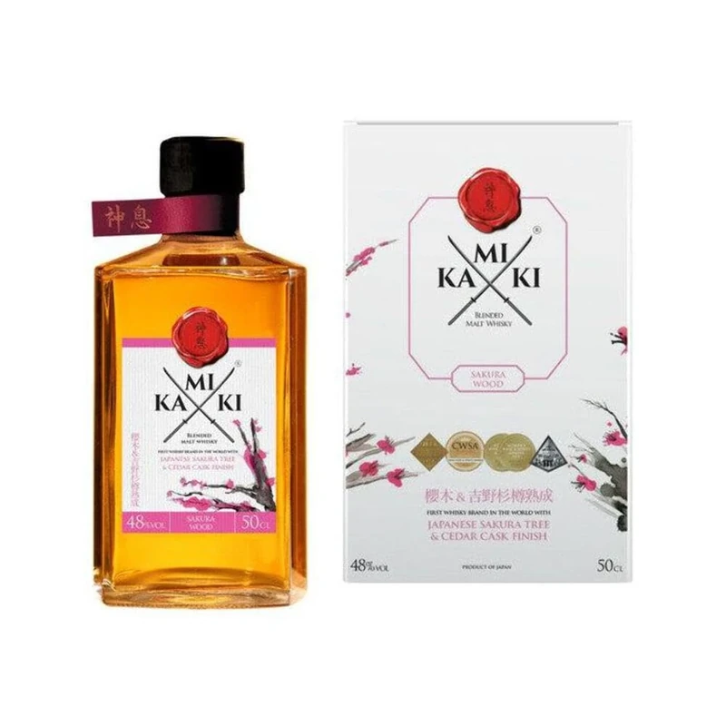 Kamiki Japanese Sakura Blended Malt Whisky 50cl