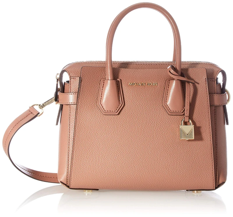 Michael Kors Women's Mercer Handbag, Dark Fawn, Large - Image 1
