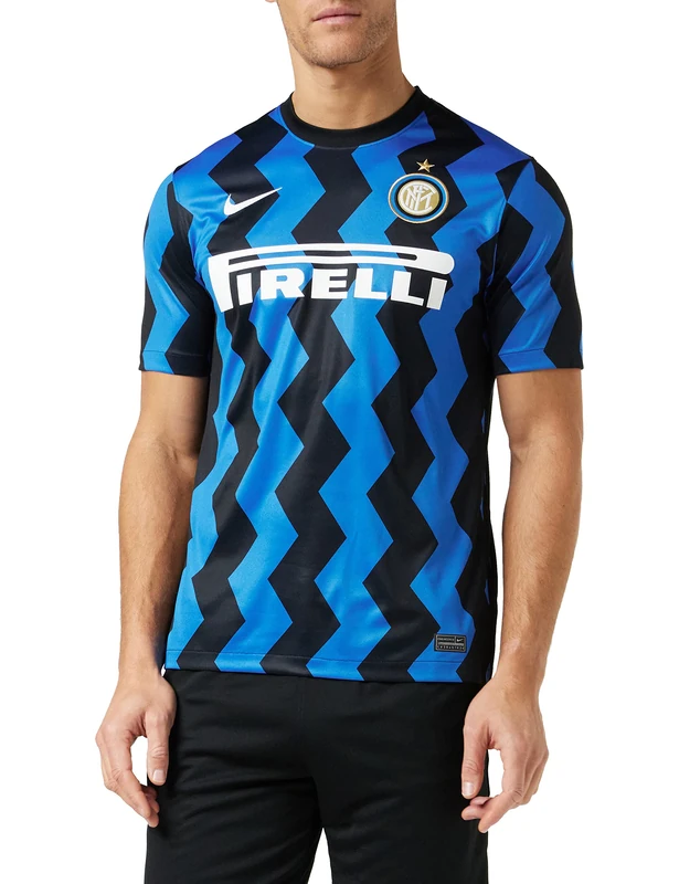 Nike INTER M Nk Brt Stad Jsy Ss HM T-Shirt - Blue Spark/(White) (Full Sponsor), X-Small