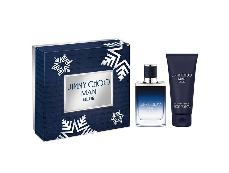 Jimmy Choo Man Blue Gift Set: Eau de Toilette 50ml & Shower Gel 100ml - Image 1