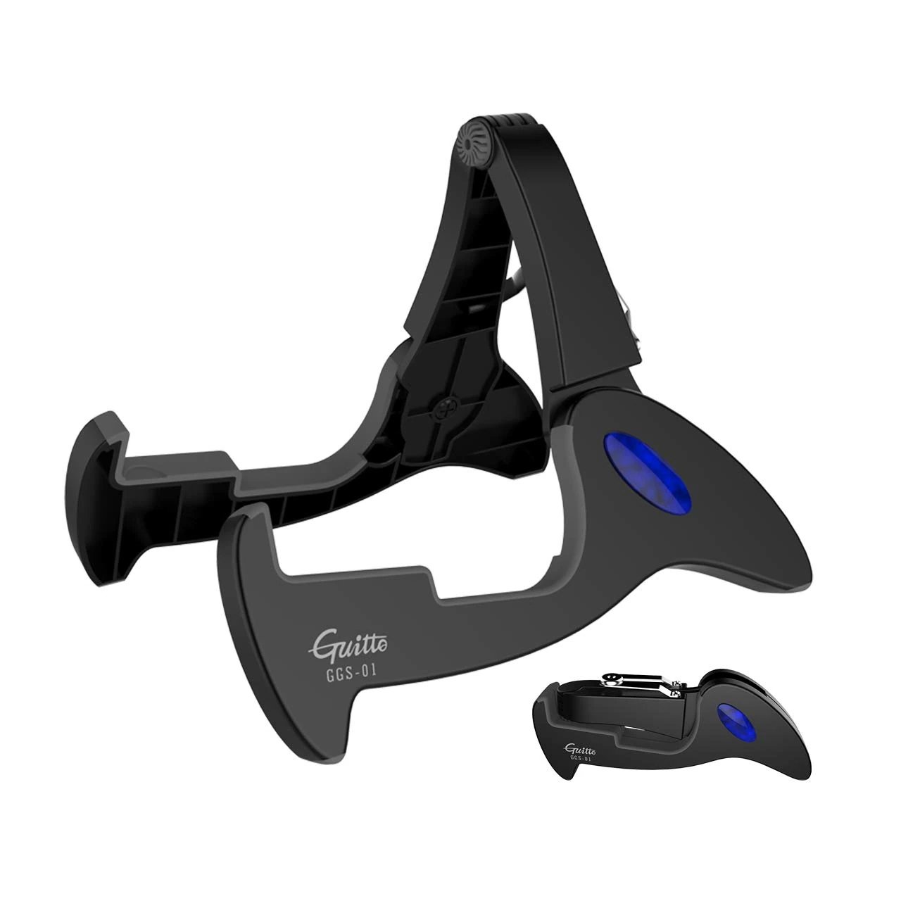 Guitto GGS01 Guitar Tripod Adjustable A-Frame Stand for Acoustics, Electric Guitars and Bass Guitars