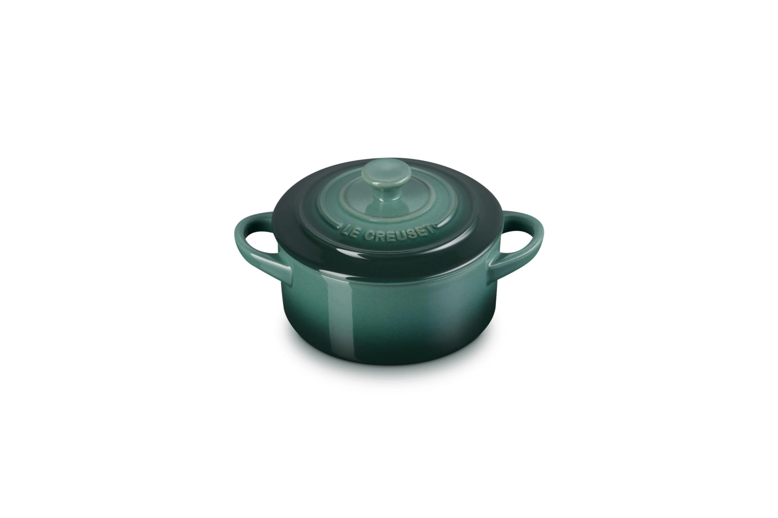 Le Creuset Stoneware Mini Round Cocotte, 8 oz., Artichaut