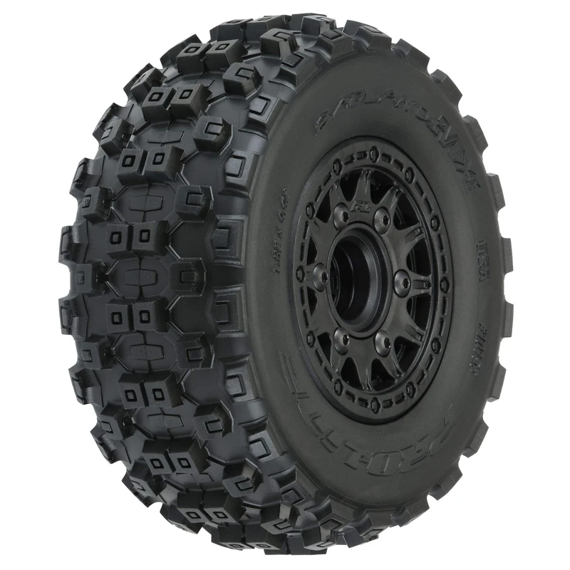 Pro-Line Proline Badlands Mx Sc 2.2/3.0 M2 Tyres Raid 6x30 Wheels Bk - Image 1