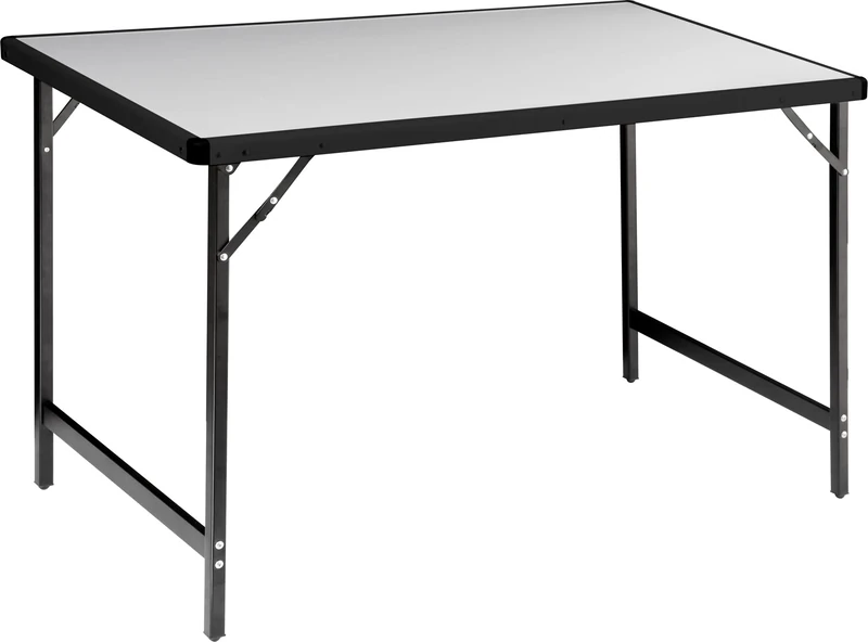 BRUNNER 0406102N Torun 4 Outdoor Table with Aluminium Shelf and Steel Folding Legs, Compact, Easy to Carry, Maximum Load 30 kg - Image 1
